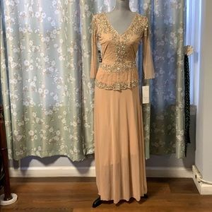 Pisarro Nights Beaded dress sz 2 NWT